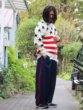 「C.E.L.STORE（セルストア）のアイテム（シューズ）」を使った、MATSUMOTOHIKOさん（メンズ・173cm）の秋コーディネート