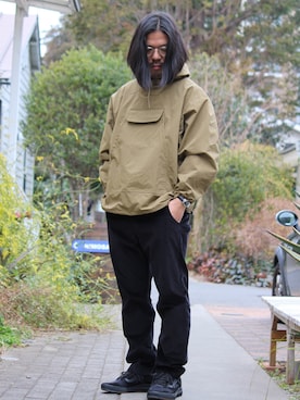 「C.E.L.STORE（セルストア）のアイテム（シューズ）」を使った、MATSUMOTOHIKOさん（メンズ・173cm）の冬コーディネート