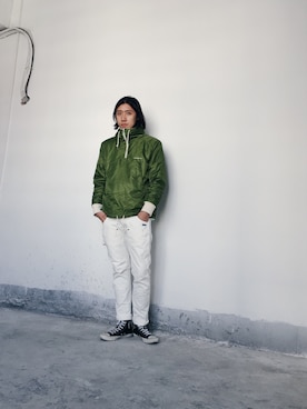 「pullover」｜「アイテム（マウンテンパーカー）」を使った、CHAPCHIMSIさん（メンズ・178cm）の冬コーディネート