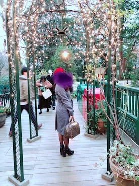 「LANVIN（ランバン）のアイテム（帽子）」を使った、makotoさん（レディース・160cm）の春コーディネート