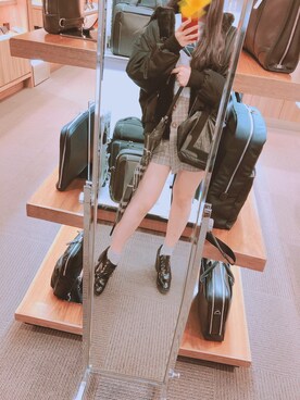 「アイテム（ジャージ）」を使った、makotoさん（レディース・160cm）の春コーディネート