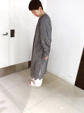 「夏秋ミックス」｜「アイテム（ワンピース/ドレス）」を使った、はせきよさん（レディース・160cm）の夏コーディネート