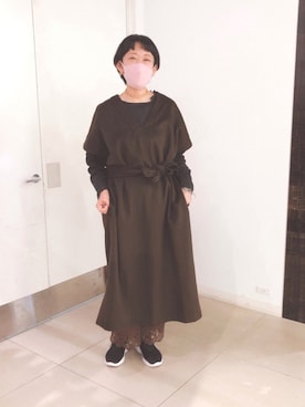 「PUAL CE CIN（ピュアルセシン）のアイテム（財布/小物）」を使った、はせきよさん（レディース・160cm）の秋コーディネート