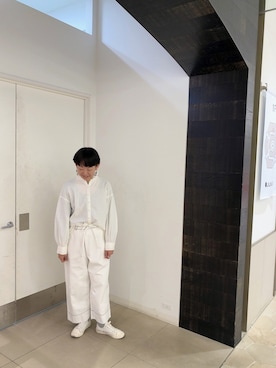 「ARMEN（アーメン）のアイテム」を使った、はせきよさん（レディース・160cm）の春コーディネート