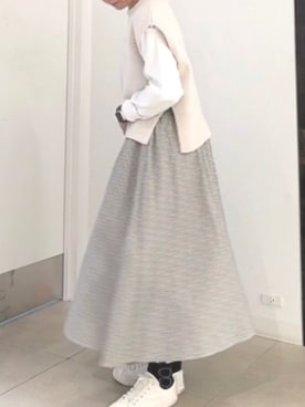 「ARMEN（アーメン）のアイテム」を使った、はせきよさん（レディース・160cm）の春コーディネート