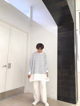 「ARMEN（アーメン）のアイテム」を使った、はせきよさん（レディース・160cm）の春コーディネート