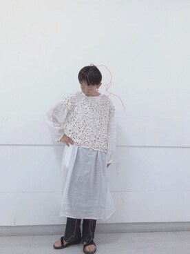 「フォローミー」｜はせきよさん（レディース・160cm）の春コーディネート