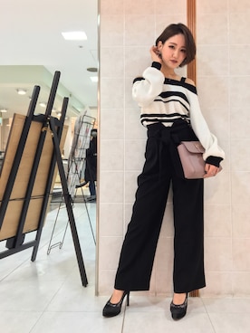 Kaoriさん（レディース・156cm）の冬コーディネート