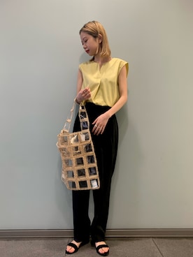 「JAMIRAY（ジャミレイ）のアイテム」を使った、光紗さん（レディース・157cm）の春コーディネート