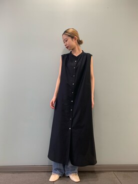 「URBAN RESEARCH（アーバンリサーチ）のアイテム（バレエシューズ）」を使った、光紗さん（レディース・157cm）の春コーディネート