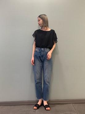 光紗さん（レディース・157cm）の春コーディネート