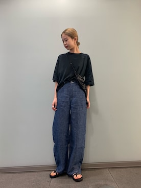 「SHAKA（シャカ）のアイテム」を使った、光紗さん（レディース・157cm）の夏コーディネート