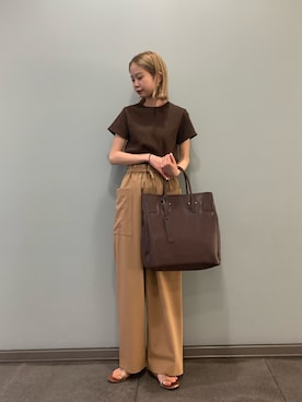 「tov（トーヴ）のアイテム」を使った、光紗さん（レディース・157cm）の夏コーディネート
