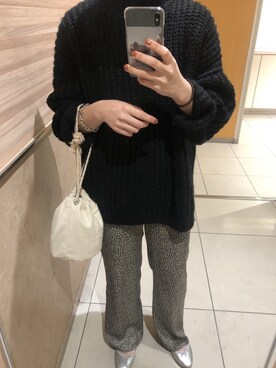 「BEAMS（ビームス）のアイテム（パンプス）」を使った、m.さん（レディース・157cm）の冬コーディネート