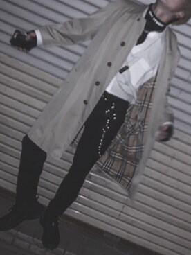 「平成最後のWEARISTAセンバツ」｜「アイテム（ステンカラーコート）」を使った、将さん（メンズ・170cm）の春コーディネート