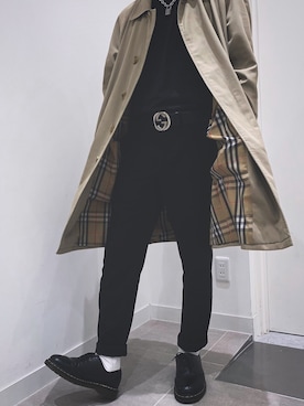 「平成最後のWEARISTAセンバツ」｜「アイテム（ステンカラーコート）」を使った、将さん（メンズ・170cm）の春コーディネート