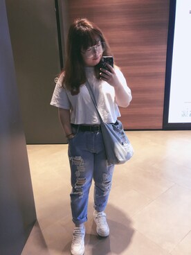 「style（スタイル）（スタイル）のアイテム」を使った、amber妞さん（レディース・151cm）の秋コーディネート