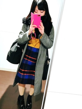 牛尾真由華さん(レディース・153cm)の秋コーディネート