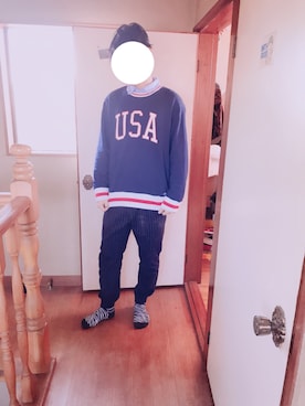 トーマさん(メンズ・173cm)の冬コーディネート