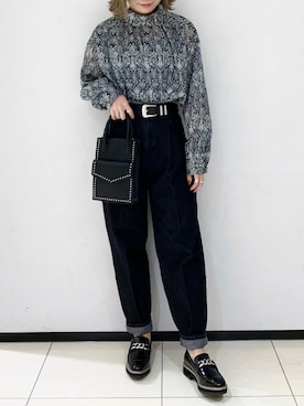 「ハイネックトップス」｜juraさん（レディース・158cm）の秋コーディネート