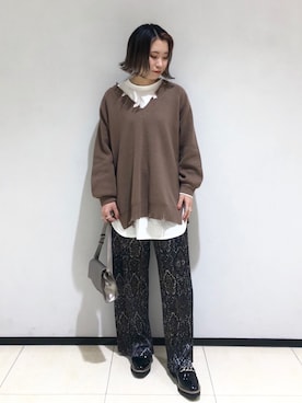 「店頭コーデ」｜juraさん（レディース・158cm）の秋コーディネート