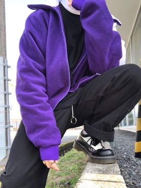 「RAGEBLUE（レイジブルー）のアイテム（アクセサリー）」を使った、チャッキーさん（レディース・159cm）の冬コーディネート