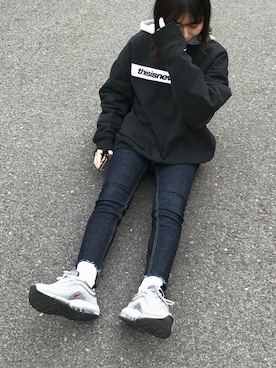 「ハイテクスニーカー」｜yunaさん（レディース・157cm・20代）の春コーディネート