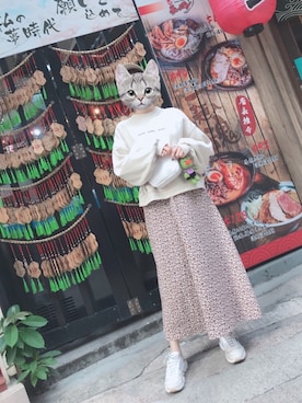 尾尾ʕ•ᴥ•ʔさん(レディース・160cm)の春コーディネート