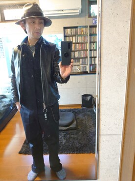 RA$H-KOOさん(メンズ・174cm)の冬コーディネート