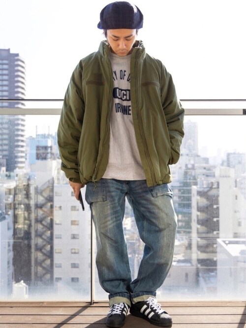 takahiro kawashima｜古着のミリタリージャケットを使った 