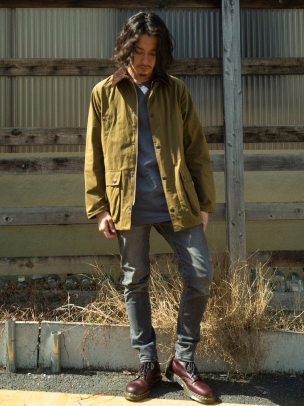 Barbour（バーブァー）の「【WEB限定】Barbour / BEDALE SL ピーチ