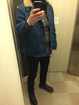 Tさん（メンズ・181cm）の冬コーディネート