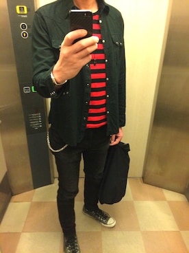 Tさん（メンズ・181cm）の春コーディネート