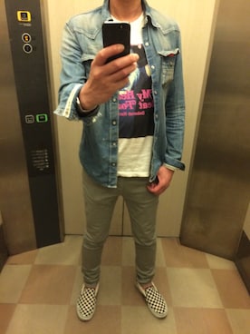 Tさん（メンズ・181cm）の春コーディネート