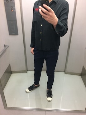 「CONVERSE（コンバース）のCONVERSE コンバース ジャック パーセル / JACK PURCEL（スニーカー）」を使った、Tさん（メンズ・181cm）の春コーディネート