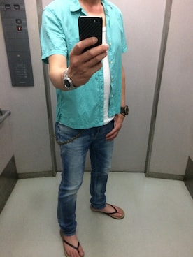 Tさん（メンズ・181cm）の夏コーディネート