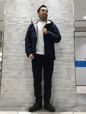 「JOURNAL STANDARD（ジャーナルスタンダード）のアイテム（ダウンジャケット/コート）」を使った、yoshihikoさん（メンズ・173cm）の秋コーディネート