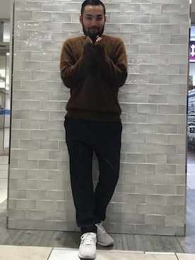 「アンゴラニット」｜yoshihikoさん（メンズ・173cm）の秋コーディネート