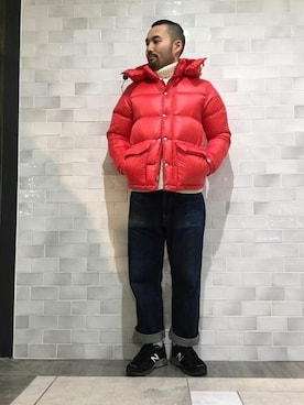 「G-SHOCK」｜「アイテム（腕時計）」を使った、yoshihikoさん（メンズ・173cm）の冬コーディネート