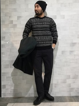 「Journal Standard TRISECT（トライセクト）のアイテム（ジャケット/アウター）」を使った、yoshihikoさん（メンズ・173cm）の冬コーディネート