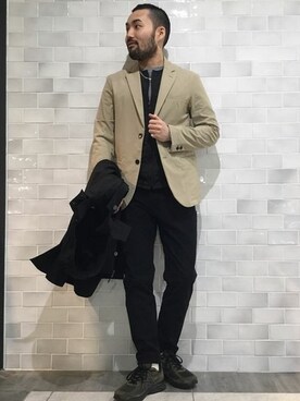 「KANTIAN」｜yoshihikoさん（メンズ・173cm）の冬コーディネート