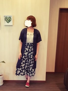 「ドラフトマジェ」｜ハルさん（レディース・165cm）の夏コーディネート