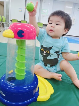 「SPACE（スペース）のアイテム」を使った、ほっぺくんさん（キッズ・61cm）の秋コーディネート