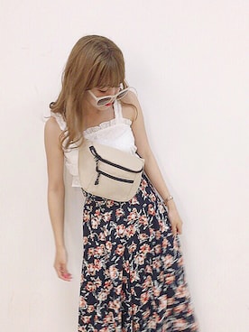 Mikuさん（レディース・161cm）の春コーディネート