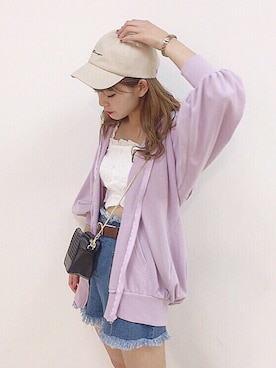 Mikuさん（レディース・161cm）の春コーディネート