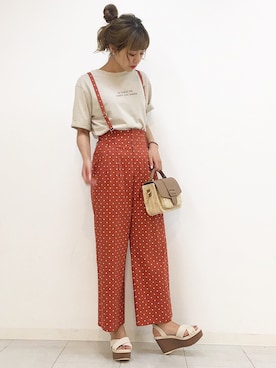 「Heather（ヘザー）のアイテム（ワンピース/ドレス）」を使った、Mikuさん（レディース・161cm）の夏コーディネート