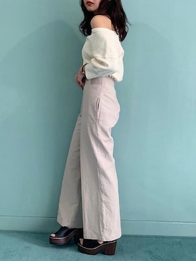 Mikuさん（レディース・161cm）の春コーディネート