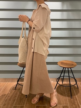 Mikuさん（レディース・161cm）の夏コーディネート