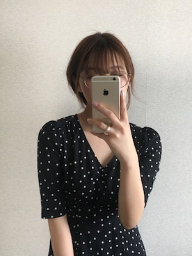 「Heather（ヘザー）のアイテム（ワンピース/ドレス）」を使った、Mikuさん（レディース・162cm）の春コーディネート