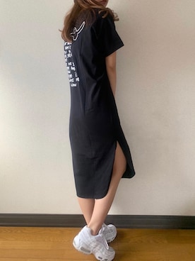 「Heather（ヘザー）のアイテム（ワンピース）」を使った、Mikuさん（レディース・162cm）の春コーディネート